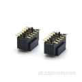 Conector de cabeçalho fêmea de passo de 1,27 mm 12P
